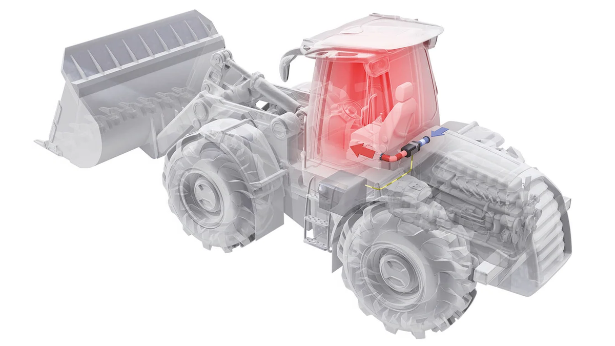 Автономный воздушный отопитель кабины