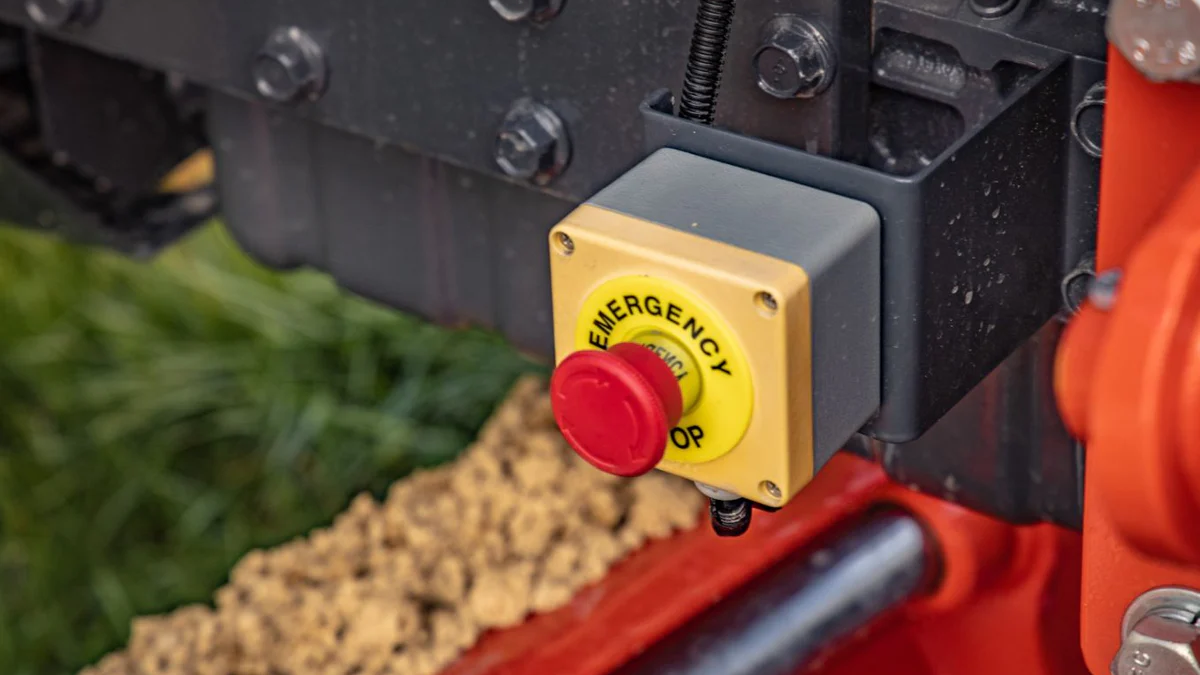 Кнопка аварийной остановки ДВС