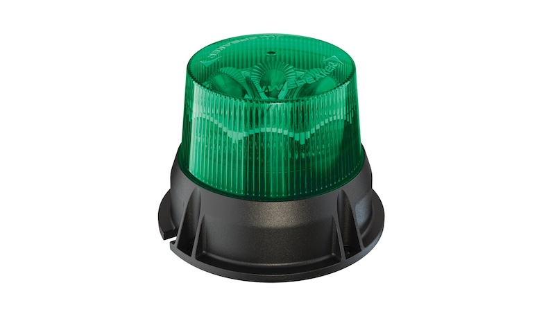 LED проблесковый маячок зеленого цвета