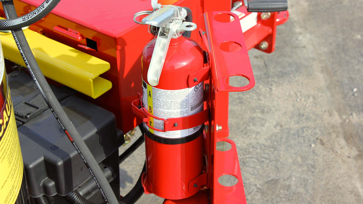 Кронштейн для огнетушителя